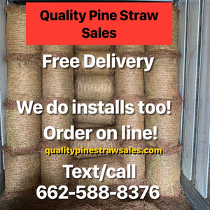 Rolled Pine Straw